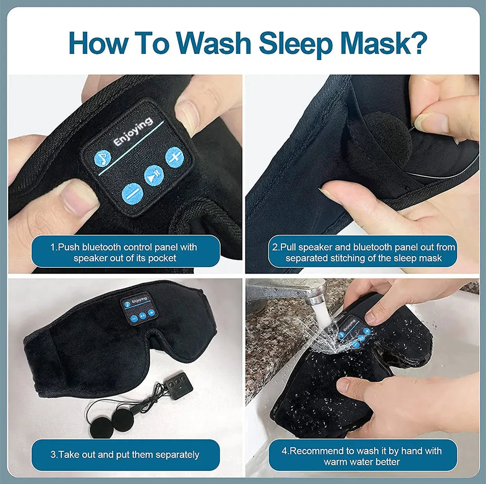 The "Blackout" Bluetooth Sleep Mask