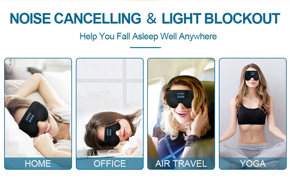 The "Blackout" Bluetooth Sleep Mask