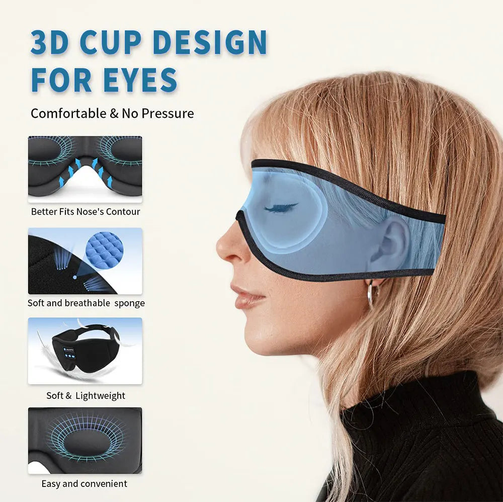 The "Blackout" Bluetooth Sleep Mask
