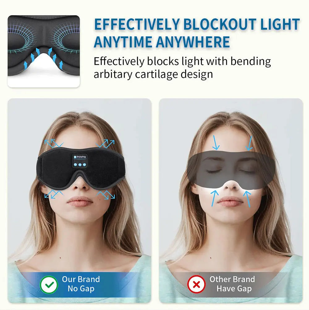 The "Blackout" Bluetooth Sleep Mask