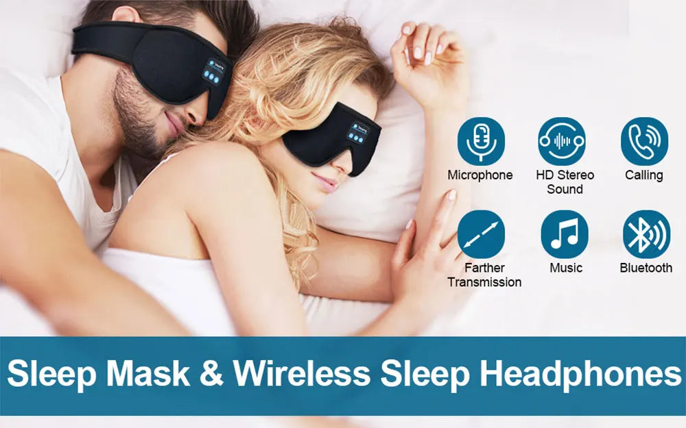 The "Blackout" Bluetooth Sleep Mask