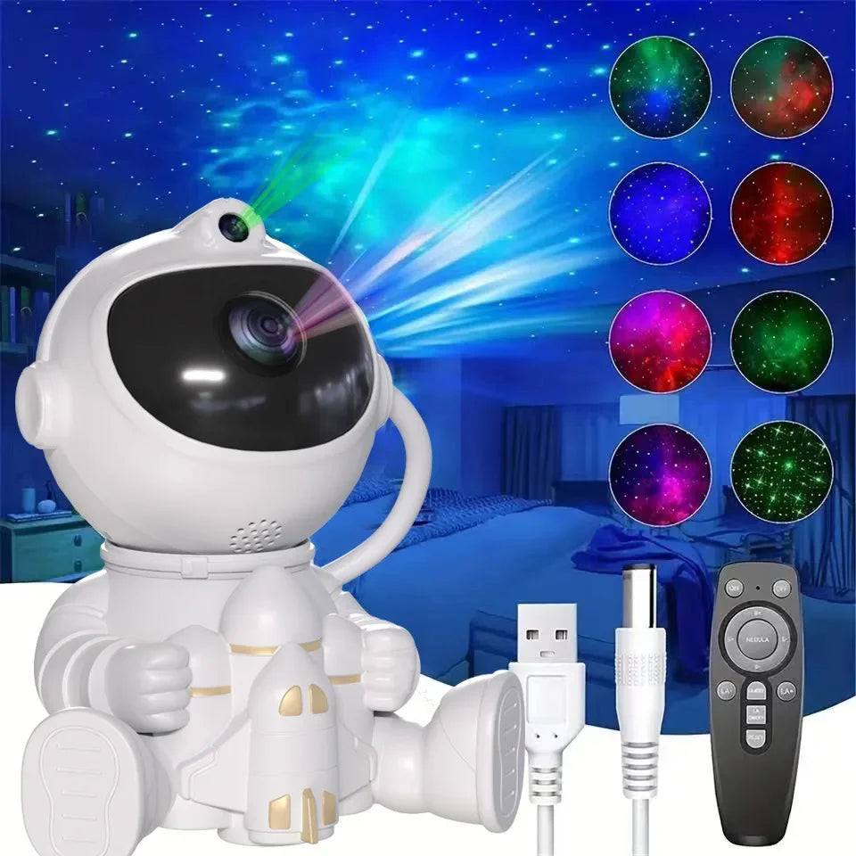 Astronaut Galaxy Projector Star