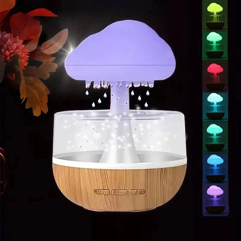 The Rain Cloud Humidifier (Aromatherapy & Sleep Lamp).