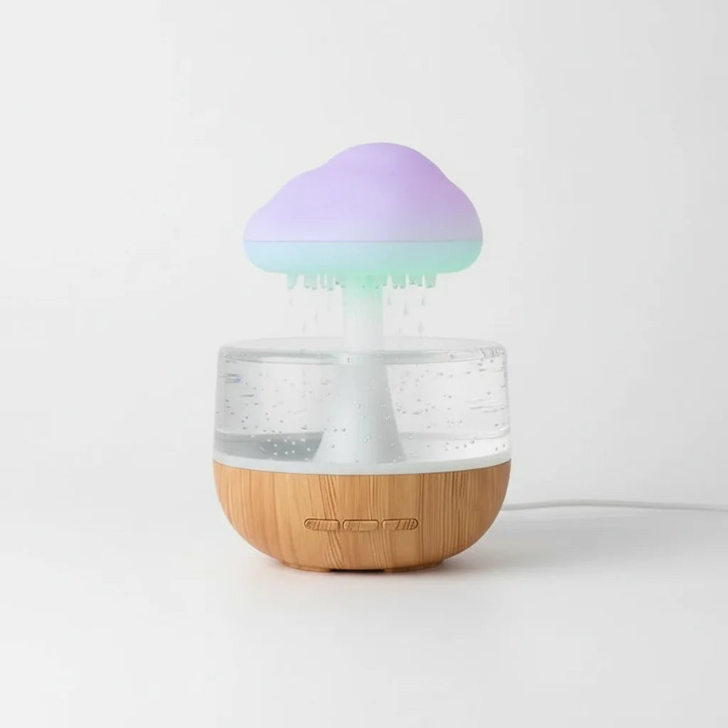 The Rain Cloud Humidifier (Aromatherapy & Sleep Lamp).